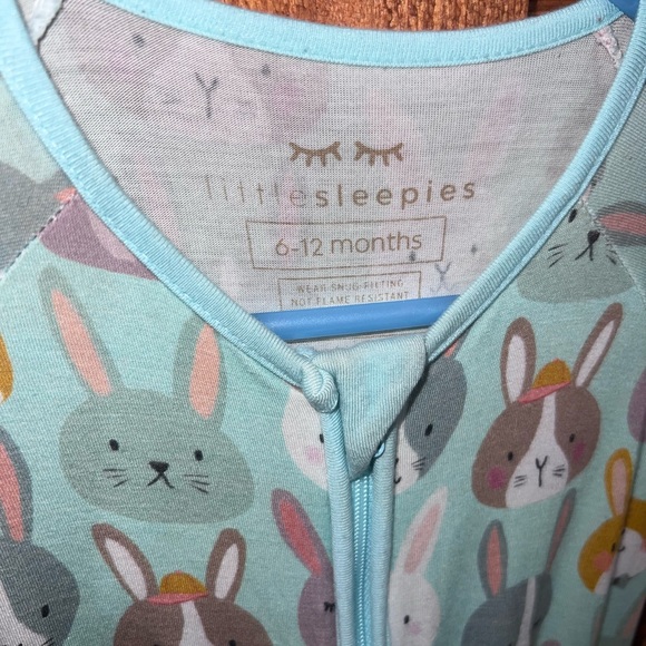 Little Sleepies Rad Rabbits Zippy 6-12 Months - Picture 2 of 5